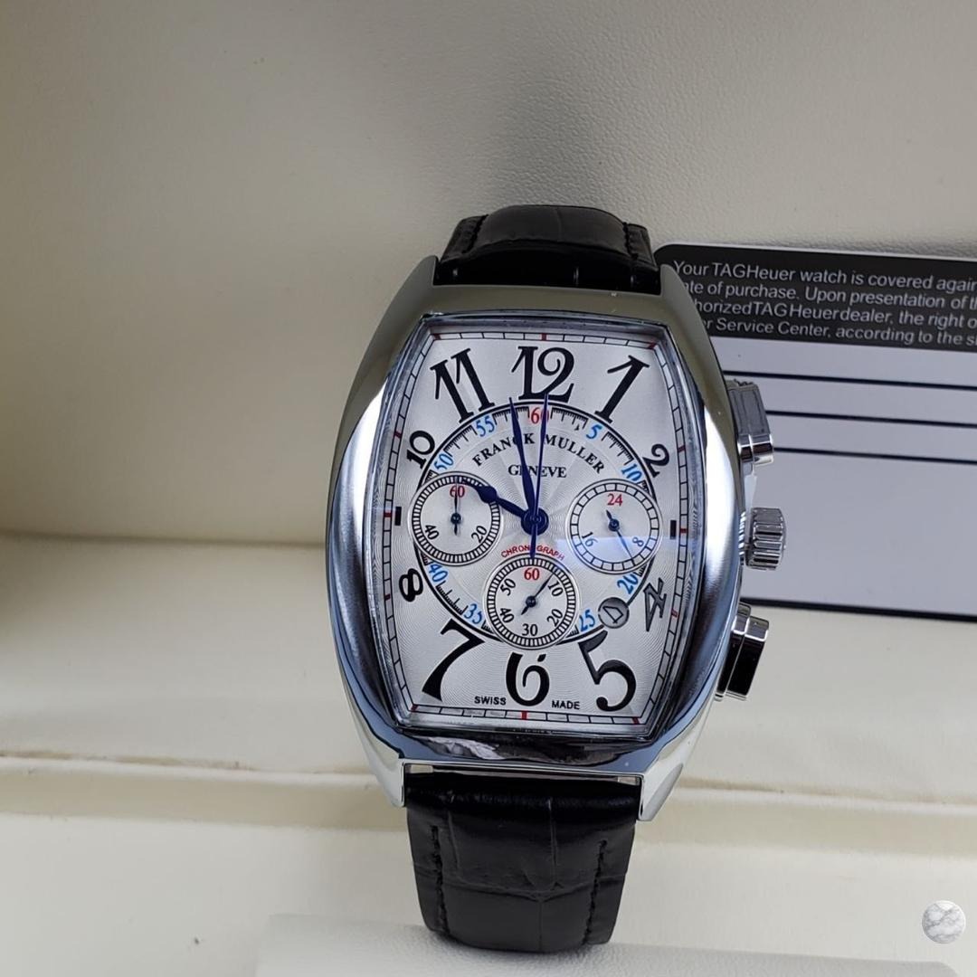 LUXURY FRANCK MULLER LEATHER STRAP WATCH